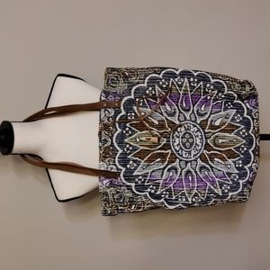 We The Free pretty graphic oversized boho style bag